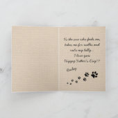 Carte Mignonnes mères heureux ou Fête des pères avec pho (Intérieur)