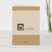 Carte Mignonnes mères heureux ou Fête des pères avec pho (Dos)