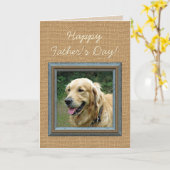 Carte Mignonnes mères heureux ou Fête des pères avec pho (Fleur jaune)