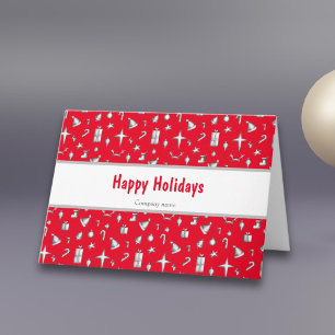 Carte Mignons cadeaux de Noël et étoiles illustrés