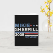 Carte Mikie Sherrill New Jersey Governor 2025 Election D (Fleur jaune)