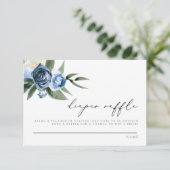 Carte MILENA Dusty Blue Navy Floral Diaper (Debout devant)