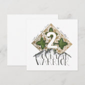 carte militaire 4ID de Fort Carson (Devant / Derrière)