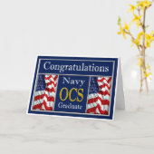 Carte militaire de félicitations d'obtention du (Fleur jaune)