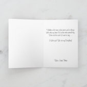 Carte militaire de la Saint-Valentin à mon soldat (Intérieur)