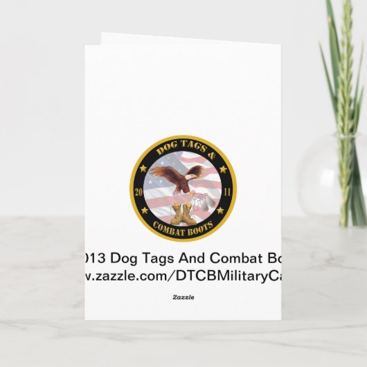 Carte militaire de thanksgiving (Dos)