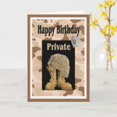 Carte militaire privée (Fleur jaune)