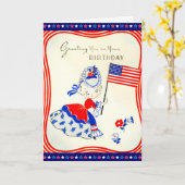 Carte militaire vintage (Fleur jaune)