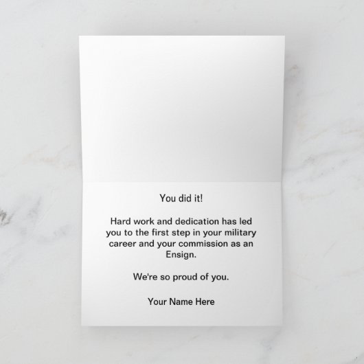 Carte Military Coast Guard (Intérieur)