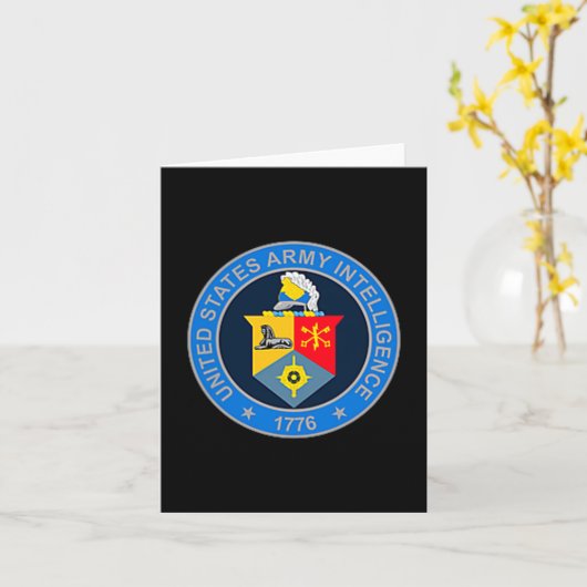 Carte Military Security Agency Intelligence Corps Vetera (Fleur jaune)