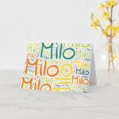 Carte Milo (Fleur jaune)