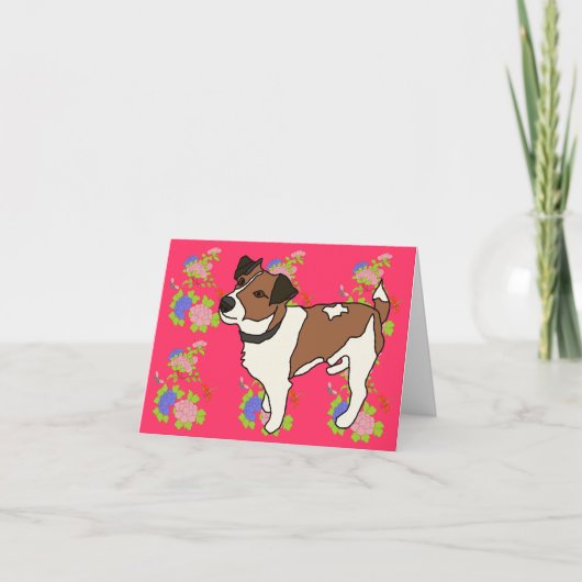 Carte Milo le Jack Russell (Devant)