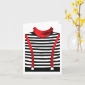 Carte Mime Artiste Interprète Arts Halloween Costume Cos (Fleur jaune)