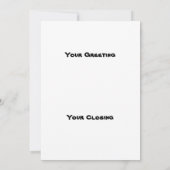 Carte Mime Pantomime Miming Mon Entreprise (Dos)