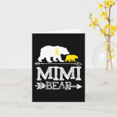 Carte Mimi Bear Chilhood Cancer Awareness Mimi Of A War (Fleur jaune)