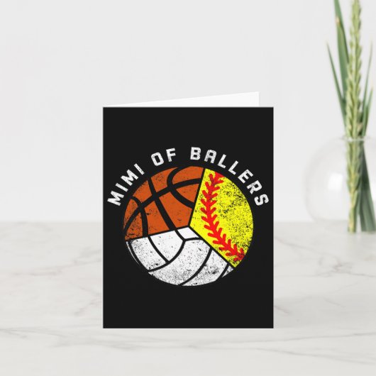 Carte Mimi De Byllers Fun Softbyll Volleybyll Bysketbyll (Devant)
