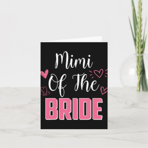 Carte Mimi De L'Épouse De Mariage De Famille Mariage À Ê