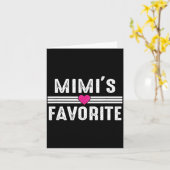 Carte Mimi's Favorite  (Fleur jaune)