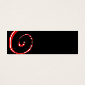 Carte mince Rouge Blanc et Noir