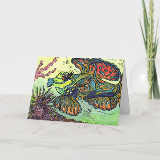 Carte Mindy le poisson mandarin (Devant)