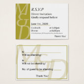 Carte Mindy's Dinner (Devant & derrière)