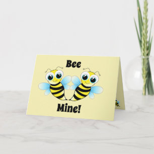 Carte Mine BEE - Saint-Valentin