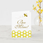 Carte Mine d'abeille ! (Fleur jaune)