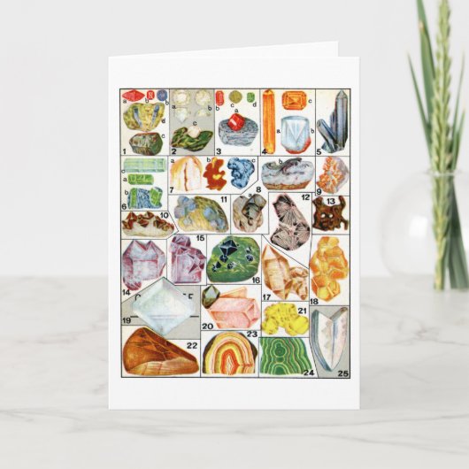 Carte Minerals (Devant)