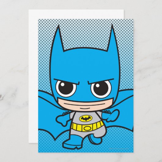 Carte Mini Batman en cours d'exécution (Devant / Derrière)
