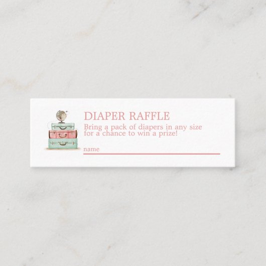 Carte Mini Boîtier Moissonneuse Thème Voyage  (Devant)