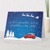 Carte Mini Cooper Joyau de Noël (Devant)