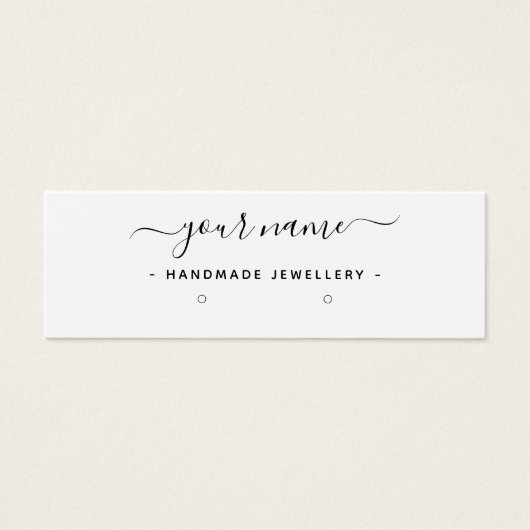 Carte mini-écran d'oreille simple (Devant)