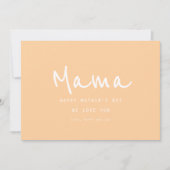 Carte Mini écriture manuscrite Élégante Fête des Mères M (Devant)