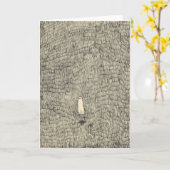 Carte Mini fantôme flottant (Fleur jaune)