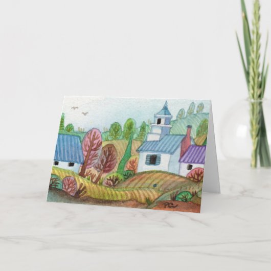 Carte Mini Farmland Lakescape (Devant)