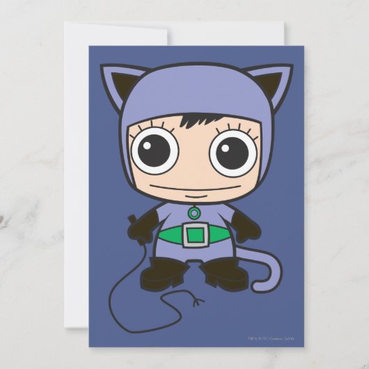 Carte Mini Femme de chat (Devant)