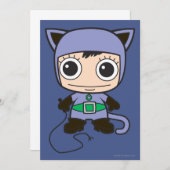 Carte Mini Femme de chat (Devant / Derrière)