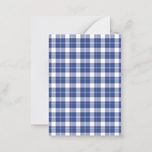 Carte Mini Note pour Noël Hanoukka (Dos)