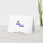 Carte Mini Skyline (carte de voeux vierge) (Dos)