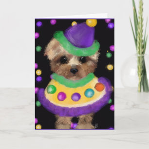 CARTE MINI YORKIE POO  