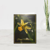 Carte Miniature Daffodil Mother's Day (Devant)