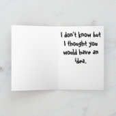 Carte Miniature Goat in a Bucket Greeting Card (Intérieur)