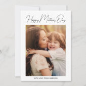 Carte miniature photo Joyeuse Fête des Mères (Devant)