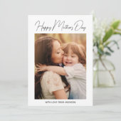 Carte miniature photo Joyeuse Fête des Mères (Debout devant)