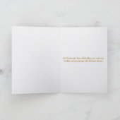 Carte Minimal Blue & Gold Mosque Skyline Eid Mubarak (Intérieur)