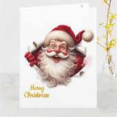 Carte Minimal Christmas Postcard | Line Art Tree | Kalir (Fleur jaune)