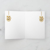 Carte Minimal Golden Christmas Tree Card | Elegant Holid (Intérieur)