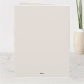 Carte Minimal gris Inséparable Romantique brillant Valen (Dos)