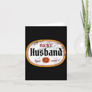 Carte Minimal Hommes Anniversaire De Mariage Mari Depuis