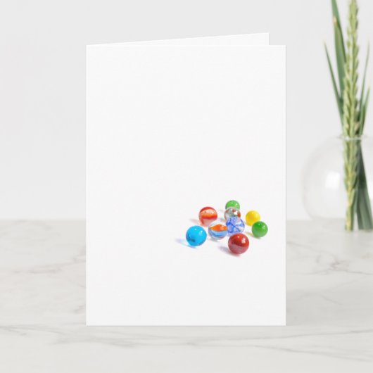 Carte Minimal Lost Your Marbles Amitié (Devant)